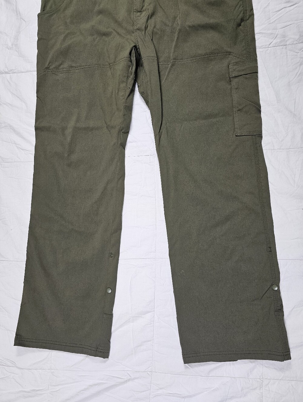 Prana Stretch Zion Green Cargo Pants Men’s Size 42 - Picture 5 of 11